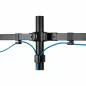 Preview: InLine® Tischhalterung, für 2x LCD-/LED-Display bis 81cm (32"), max. 9kg