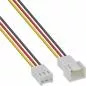 Preview: InLine® Lüfterkabel Verlängerung, 3pol Molex Stecker / Buchse, 1m