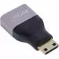 Preview: HDMI Adapter – HDMI A Buchse auf Mini HDMI C Stecker, 8K UHD Preview: HDMI Adapter – HDMI A Buchse auf Mini HDMI C Stecker, 8K UHD