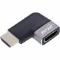 Preview: HDMI Winkeladapter 8K UHD – HDMI A Stecker auf Buchse, 90° links
