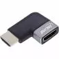 Preview: HDMI Adapter – 90° gewinkelt (links), HDMI A Stecker auf Buchse, 8K UHD