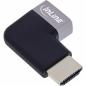 Preview: HDMI Winkeladapter 8K UHD – HDMI A Stecker auf Buchse, 90° links