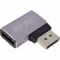 Preview: DisplayPort 1.4 Adapter – Stecker auf Buchse, 90° rechts, 8K UHD Preview: DisplayPort 1.4 Adapter – Stecker auf Buchse, 90° rechts, 8K UHD