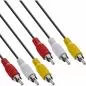 Preview: Cinch Audio-/Videokabel 3x Cinch Stecker/Stecker, 2 m