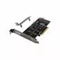 Preview: PCIe Karte x8 zu 2x NVMe M.2 (Key M) – Bifurcation-fähig