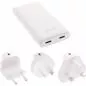 Preview: USB-C Ladegerät 65 W, flach, Dual Port, PD/PPS, weiß, mit Reiseadaptern Preview: USB-C Ladegerät 65 W, flach, Dual Port, PD/PPS, weiß, mit Reiseadaptern
