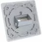 Preview: Rahmenset für 2x RJ45, schmale Bauform 32 mm, Keystone SNAP-In, UP, weiß Preview: Rahmenset für 2x RJ45, schmale Bauform 32 mm, Keystone SNAP-In, UP, weiß