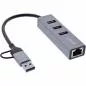 Preview: 4in1 USB-Hub mit Gigabit LAN – USB-C & USB-A, Aluminium Preview: 4in1 USB-Hub mit Gigabit LAN – USB-C & USB-A, Aluminium