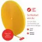 Preview: Label-The-Cable LTC PRO Roll Strap, doppelseitige Klettbandrolle, 25m, gelb