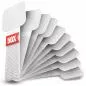 Preview: Label-The-Cable LTC PRO Wall Straps, Klett-Kabelhalter, 50er-Pack, weiß