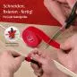 Preview: Label-The-Cable LTC PRO Roll Strap, doppelseitige Klettbandrolle, 25m, rot