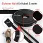 Preview: Label-The-Cable LTC RIP STRAP, Klettbandrolle abreißbar, schwarz, 10m