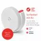 Preview: Label-The-Cable LTC Roll Strap, doppelseitige Klettbandrolle, 3m, weiß