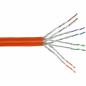Preview: Cat 7A Duplex Verlegekabel S/FTP (PiMF) 2x AWG23/1 – 1200 MHz – LSZH – Eca – Orange