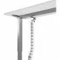 Preview: Flexibler Kabelkanal mit Tischklemme – 2-Kammer-System – bis 134 cm – weiß Preview: Flexibler Kabelkanal mit Tischklemme – 2-Kammer-System – bis 134 cm – weiß