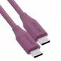 Preview: USB-C Schnellladekabel – 100W – Silikon – Wild Berry (lila) Preview: USB-C Schnellladekabel – 100W – Silikon – Wild Berry (lila)