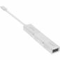 Preview: InLine® USB Display Konverter Set 6-in-1 USB Typ-C Stecker zu DisplayPort Buchse HDMI VGA (DP Alt Mode) 4K2K silber 0,2m