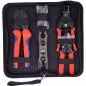 Preview: Solar Photovoltaik Werkzeugset – MC4 – bis 6 mm² – mit Tasche Preview: Solar Photovoltaik Werkzeugset – MC4 – bis 6 mm² – mit Tasche