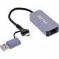 Preview: USB 3.2 zu 5 Gb/s Netzwerkadapter mit USB-C / USB-A Anschluss zu RJ45 Preview: USB 3.2 zu 5 Gb/s Netzwerkadapter mit USB-C / USB-A Anschluss zu RJ45