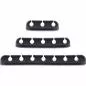 Preview: Kabelmanager-Set, 3-/5-/7-fach, selbstklebend mit 3M®-Pad, Schwarz