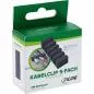 Preview: 5er Pack Kabelclip 5-fach, selbstklebend, mit 3M®-Pad, Schwarz