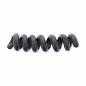 Preview: 5er Pack Kabelspirale, Kabelmanager 1-fach, 65×30 mm, Schwarz