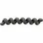 Preview: 5er Pack Kabelspirale, Kabelmanager 1-fach, 100×16 mm, Schwarz