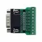 Preview: D-Sub 9 Terminalblock, Stecker, Schraubklemme, mit Schraubsicherung