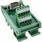 Preview: D-Sub 9 Terminalblock Stecker, Schraubklemme, Hutschiene (DIN-Rail), 14–26 AWG
