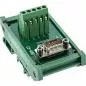 Preview: D-Sub 9 Terminalblock Stecker, Schraubklemme, Hutschiene (DIN-Rail), 14–26 AWG
