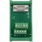 Preview: D-Sub 9 Terminalblock Stecker, Schraubklemme, Hutschiene (DIN-Rail), 14–26 AWG