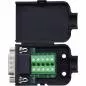 Preview: D-Sub 9 Breakout-Terminalblock, Stecker, Schraubklemme