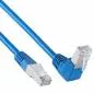 Preview: Cat 6 Patchkabel S/FTP – nach unten gewinkelt – Kupfer – PVC