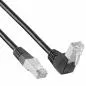 Preview: Cat 6 Patchkabel S/FTP – nach unten gewinkelt – Kupfer – PVC