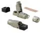 Preview: RJ45 Stecker Cat 8.1 – feldkonfektionierbar – vollgeschirmt – gerade oder 90° gewinkelt