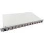 Preview: LWL Spleißbox 19" 12 Port – OM4 Multimode – LC/UPC Duplex – Grau