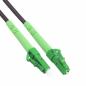 Preview: LWL Patchkabel LC/APC-LC/APC Simplex – OS2 9/125 µm – 3,0 mm – LSZH – armiert – trittfest