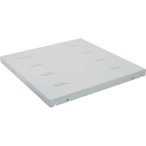 19" Fachboden perforiert 1HE 450mm 80kg Triton RAC-UP-450-A4 lichtgrau