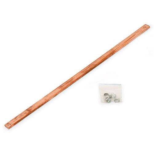 19" Erdungsschiene horizontal – Kupfer 5x20 mm – Triton RAX-ZL-X02-A1