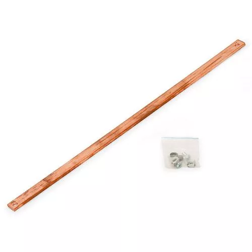 19" Erdungsschiene horizontal – Kupfer 5x20 mm – Triton RAX-ZL-X02-A1