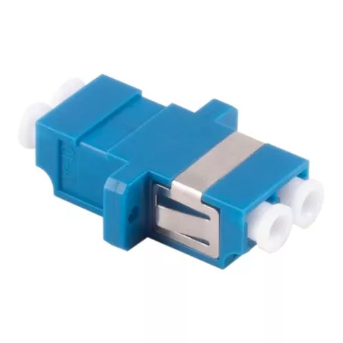 LWL Kupplung LC-LC Duplex – Singlemode OS1/OS2 – UPC – Keramik – blau – Profi-Ausführung