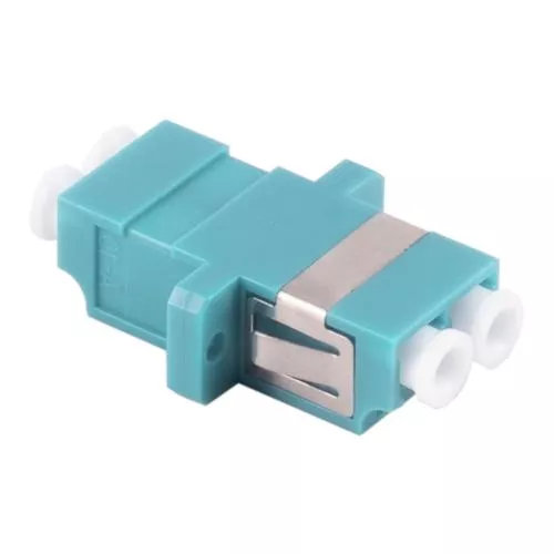 LWL Kupplung LC-LC Duplex – Multimode OM3 – Keramik – aqua