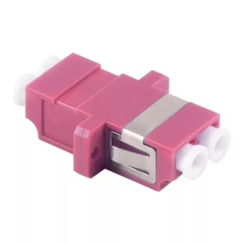 LWL Kupplung LC-LC Duplex – Multimode OM4 – Keramik – violett