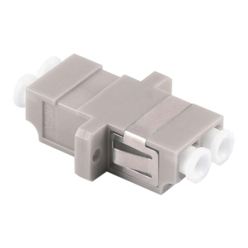 LWL Kupplung LC-LC Duplex – Multimode OM1/OM2 – Keramik – beige – Profi-Ausführung