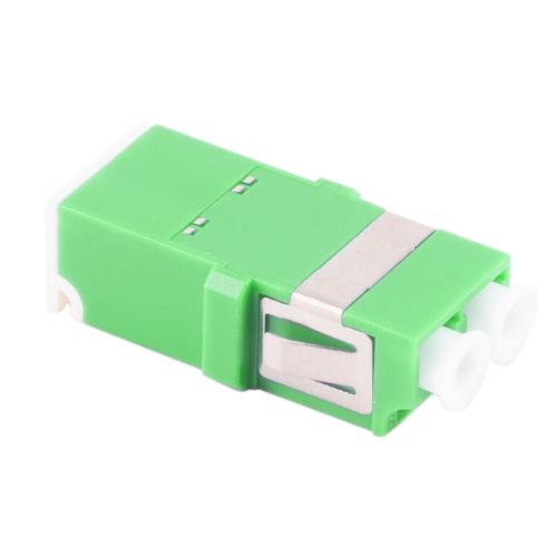 LWL Kupplung LC-LC Duplex – Singlemode OS1/OS2 – Shutter – Keramik – grün – Profi-Ausführung