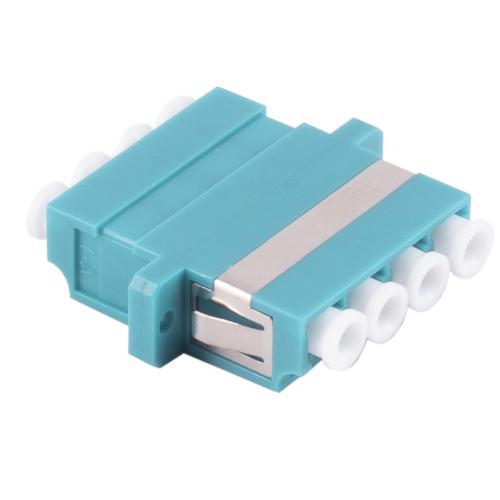 LWL Kupplung LC-LC Quad – Multimode OM3 – Keramik – aqua