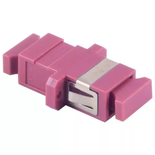 LWL Kupplung SC-SC Simplex – Multimode OM4 – Keramik – violett