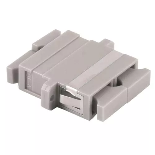 LWL Kupplung SC-SC Duplex – Multimode OM1/OM2 – Keramik – beige – Profi-Ausführung