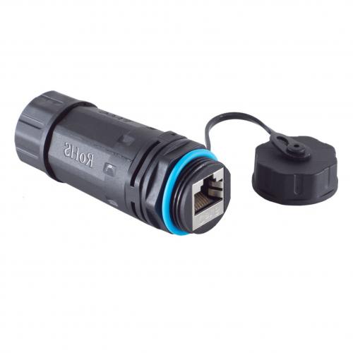 RJ45 Kupplung Cat.6 – IP68 Outdoor, kurze Ausführung, geschirmt
