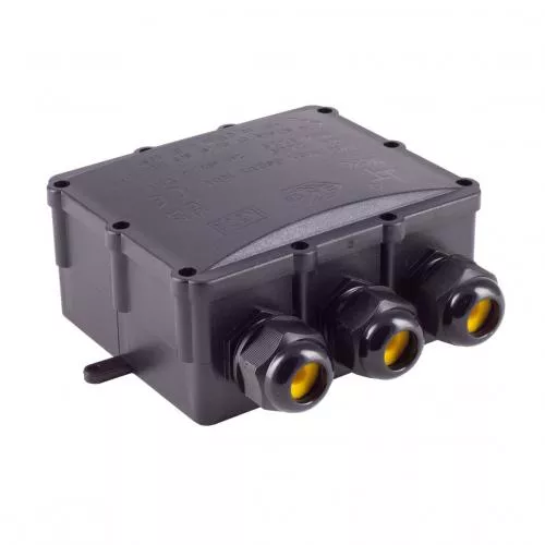 Outdoor-Kabelverbinder-Box IP68 – 1×3, für Netzwerkkabel